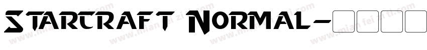 Starcraft Normal字体转换
